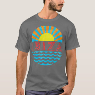 Vintage Ibiza Beach Sun And Waves T-Shirt