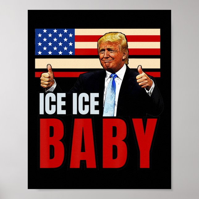 Vintage Ice By Funny Trump _4  Poster (Front)