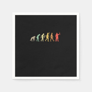 Vintage Ice Climbing Evolution Climber Gift Idea Napkin