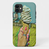 Vintage ice cream artwork