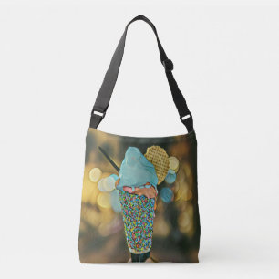 Vintage ice cream artwork crossbody bag