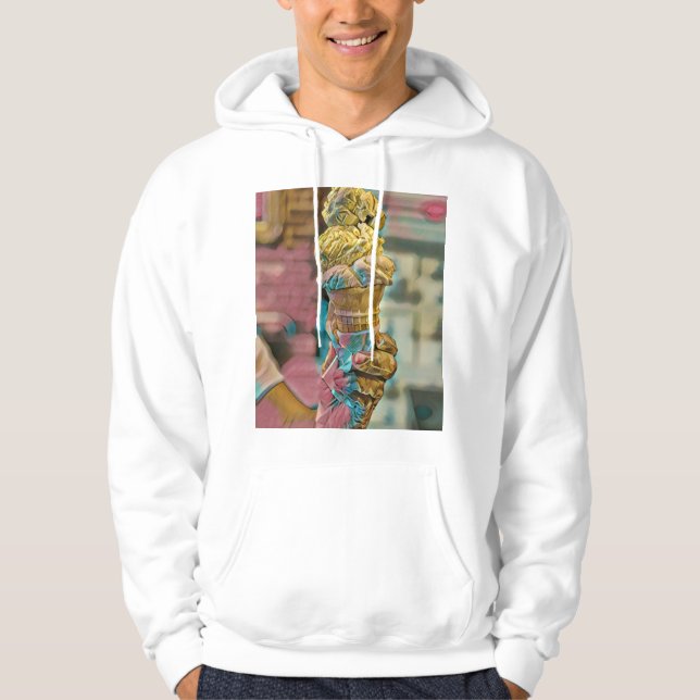 Vintage ice cream cone hoodie (Front)