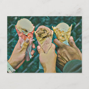 Vintage ice cream cone postcard