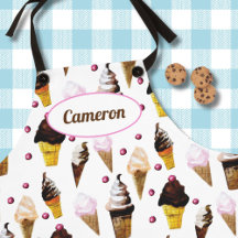 Vintage Ice Cream Parlour Custom Hand-Illustrated