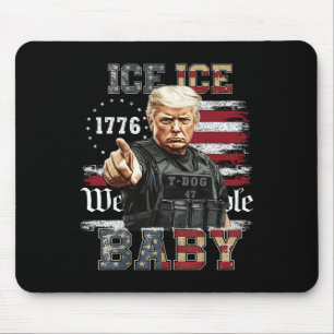 Vintage Ice Ice By Funny Trump Mouse Pad