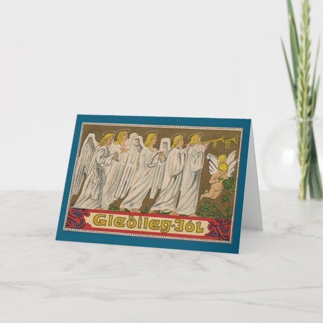 Vintage Icelandic Christmas Greeting Card (Front)