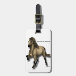 Vintage Icelandic Luggage Tag