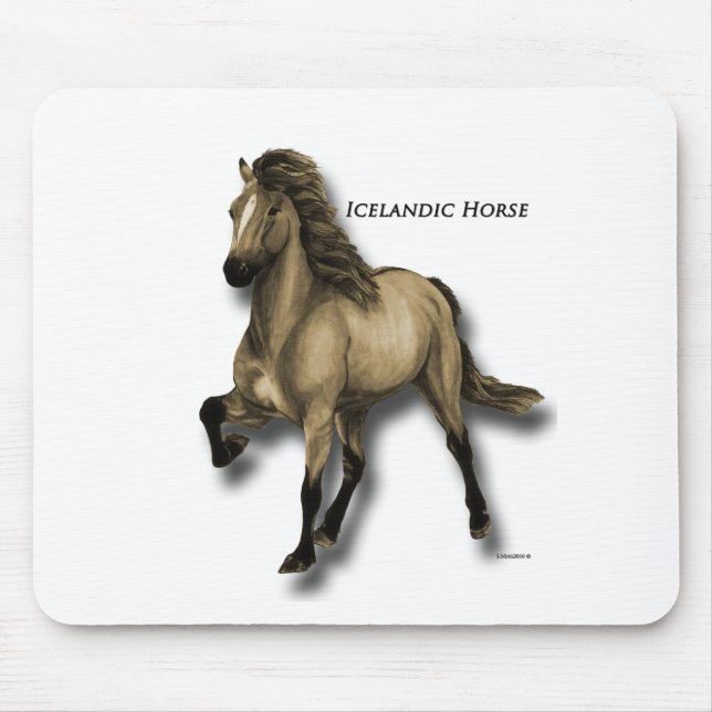 Vintage Icelandic Mouse Pad (Front)