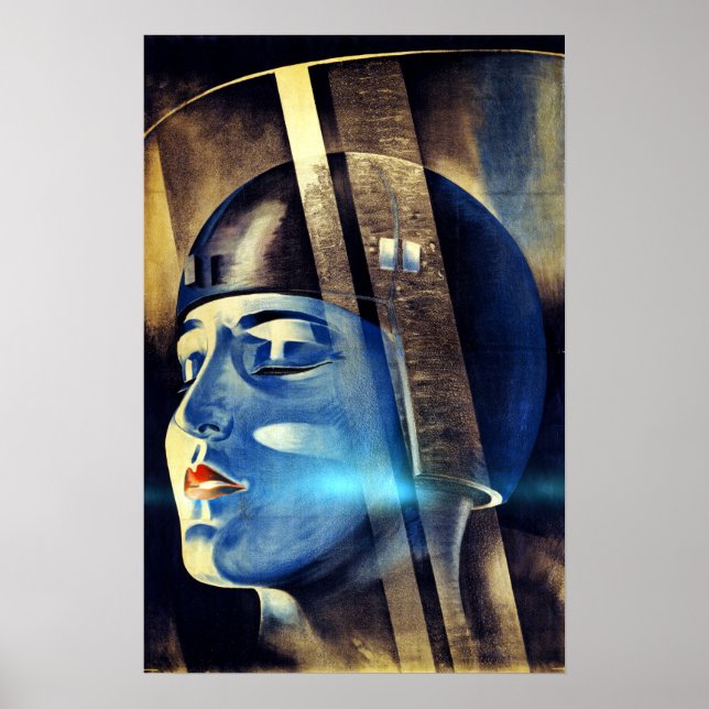 Vintage Iconic Metropolis Movie Poster (Front)