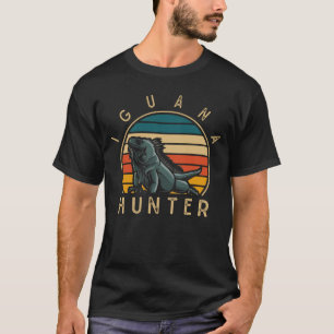 Vintage Iguana Hunter Funny Reptile Lover T-Shirt