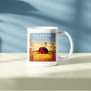 Vintage Illinois Coffee Mug