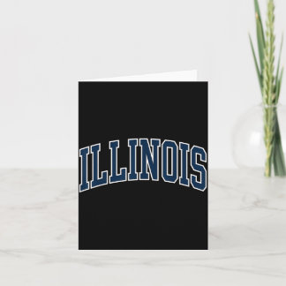 Vintage Illinois Vintage Design Men Women Kids Card