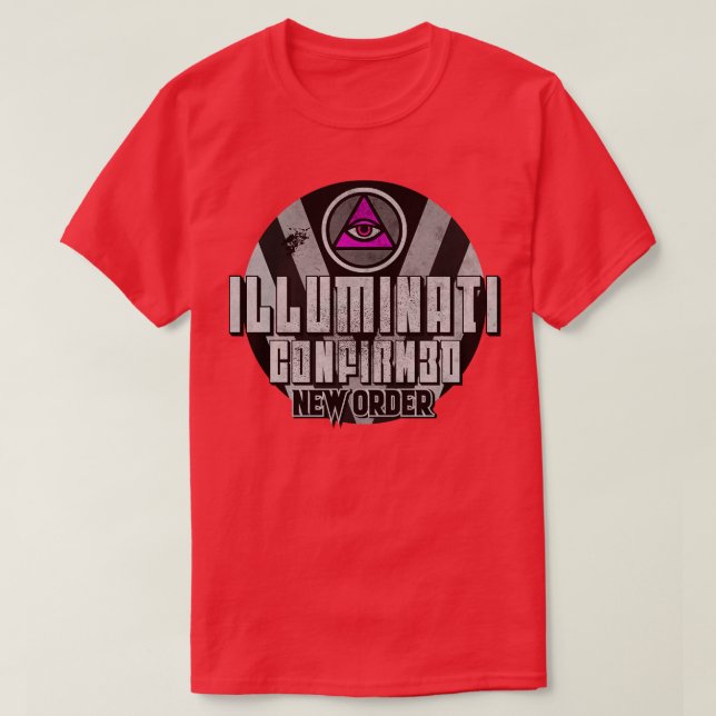Vintage Illuminati Confirmed T-Shirt (Design Front)