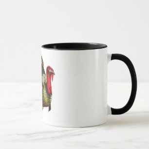 Vintage Illustrated Turkey Mug