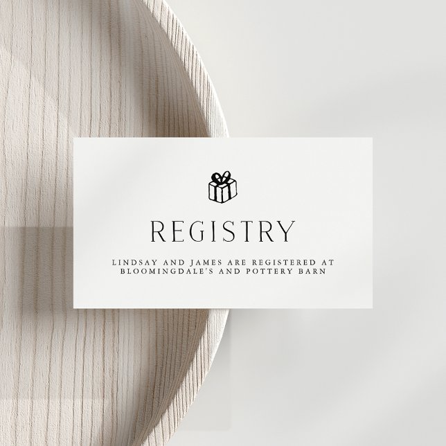 Vintage Illustrated Wedding Registry Cards (Creator Uploaded)