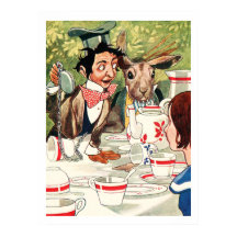 Vintage illustration Alice in Wonderland