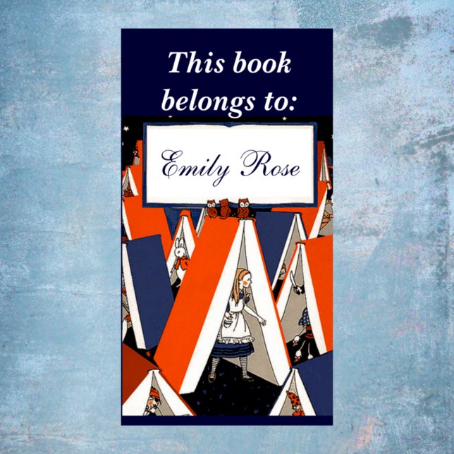 Vintage illustration bookplate (Creator Uploaded)