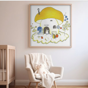 Vintage Illustration by Else Wenz Vietor Poster