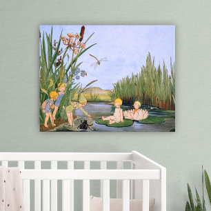 Vintage Illustration by Freddie Langeler Poster