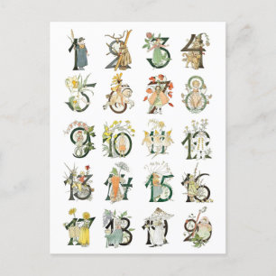 Vintage Illustration by Ottilia Adelborg  Postcard