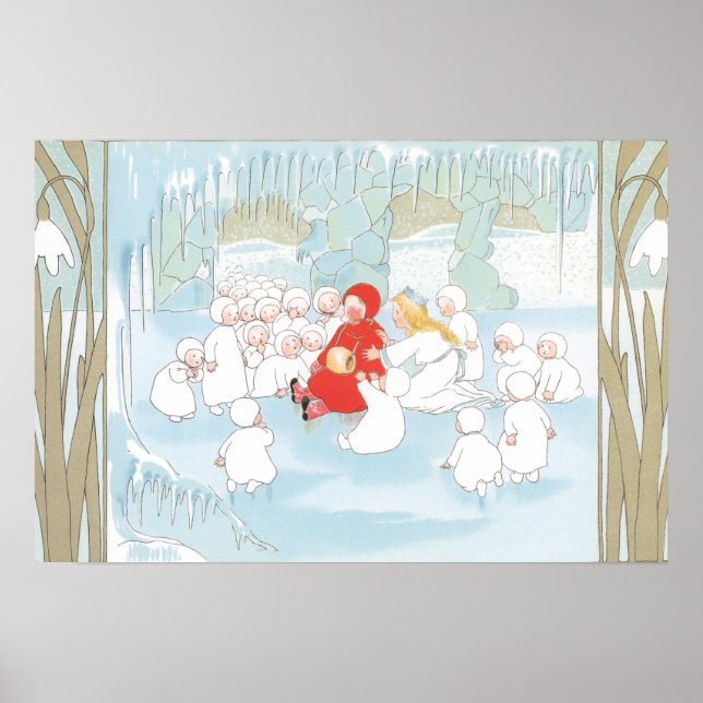 Vintage Illustration by Sibylle Von Olfers Poster (Front)