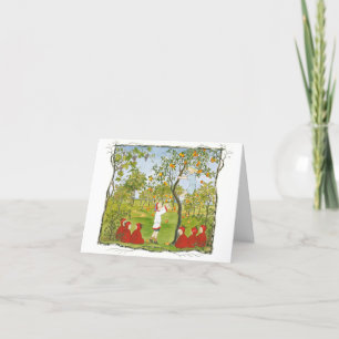Vintage Illustration by Sibylle Von Olfers Thank You Card