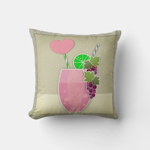 Vintage illustration cushion