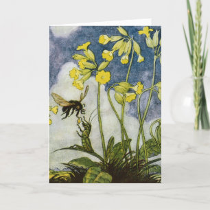 Vintage Illustration Else Wenz Vietor Thank You Card