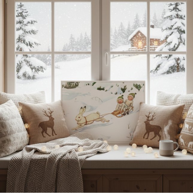 Vintage Illustration Forest Children Elsa Beskow Poster (Creator Uploaded)