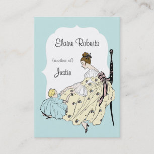 Vintage Illustration Mummy Card for Boys