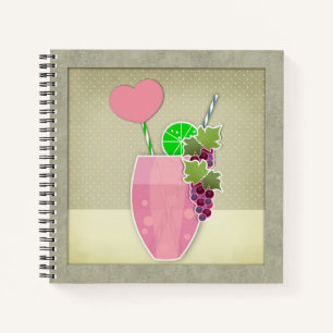 Vintage illustration notebook