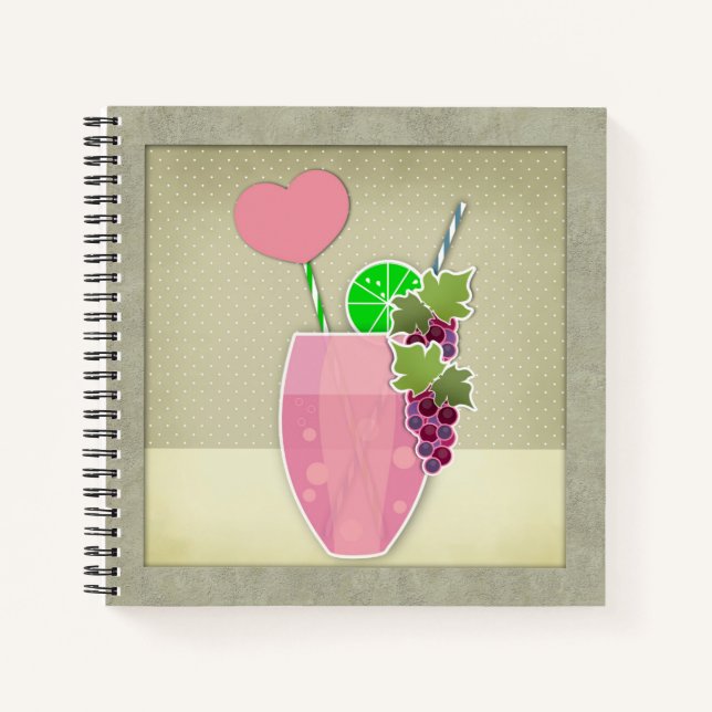 Vintage illustration notebook (Front)