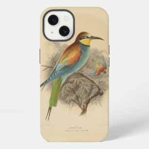 Vintage illustration of European Bee-Eater iPhone 13 Case
