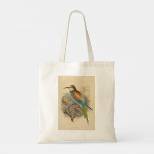 Vintage illustration of European Bee-Eater Tote Bag