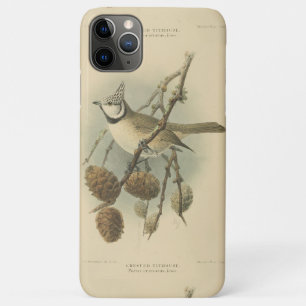 Vintage Illustration of European Crested Tit Case-Mate iPhone Case