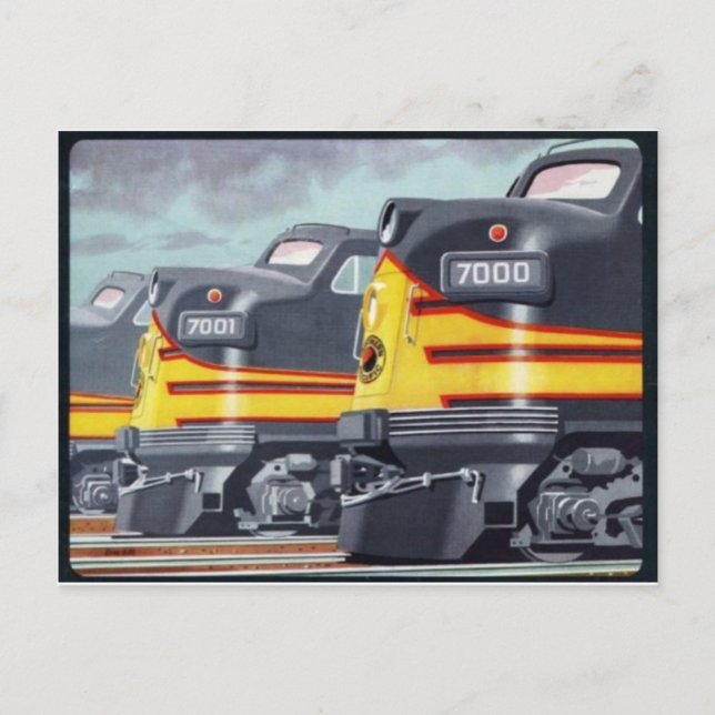 Vintage Illustration Postcard (Front)