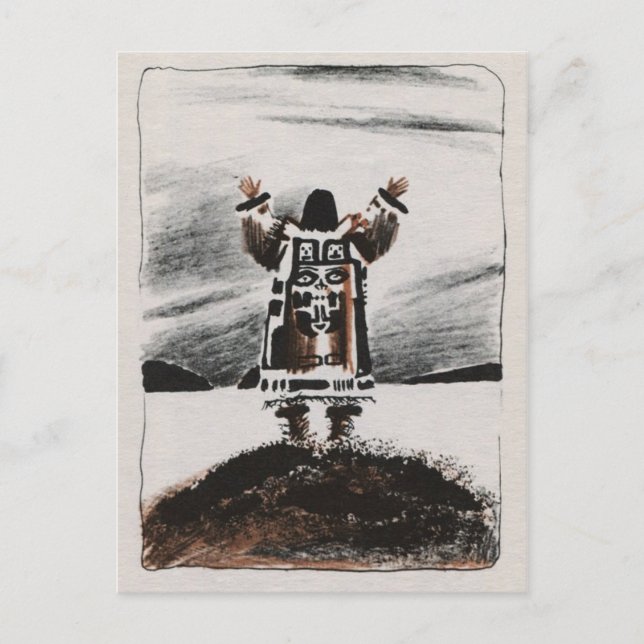 Vintage Illustration Postcard (Front)