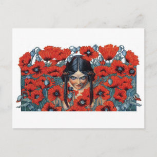 Vintage Illustration Postcard