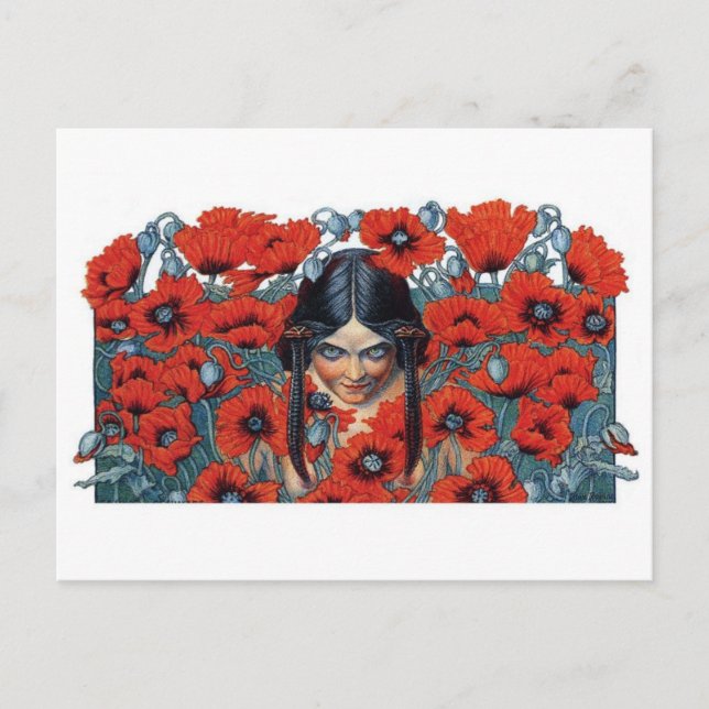 Vintage Illustration Postcard (Front)