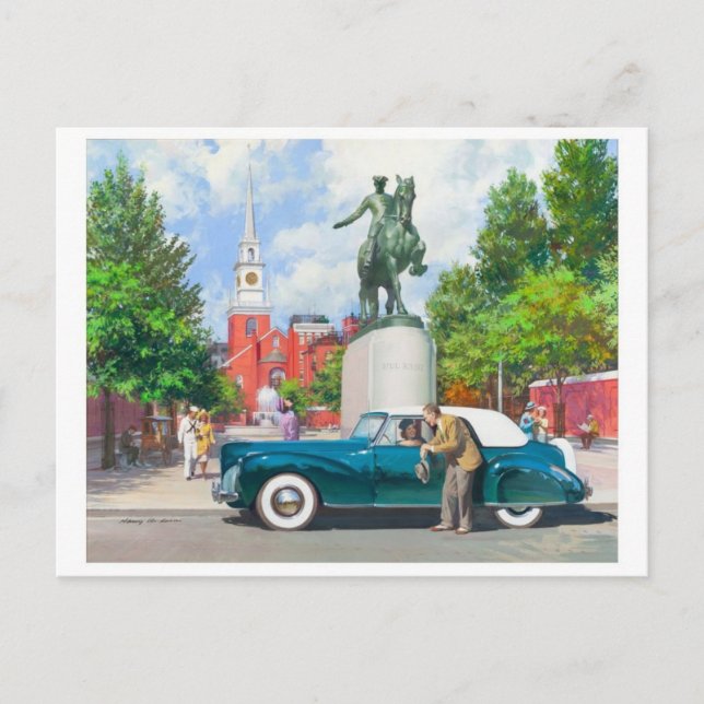 Vintage Illustration Postcard (Front)