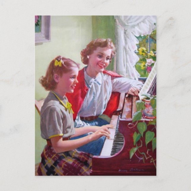 Vintage Illustration Postcard (Front)