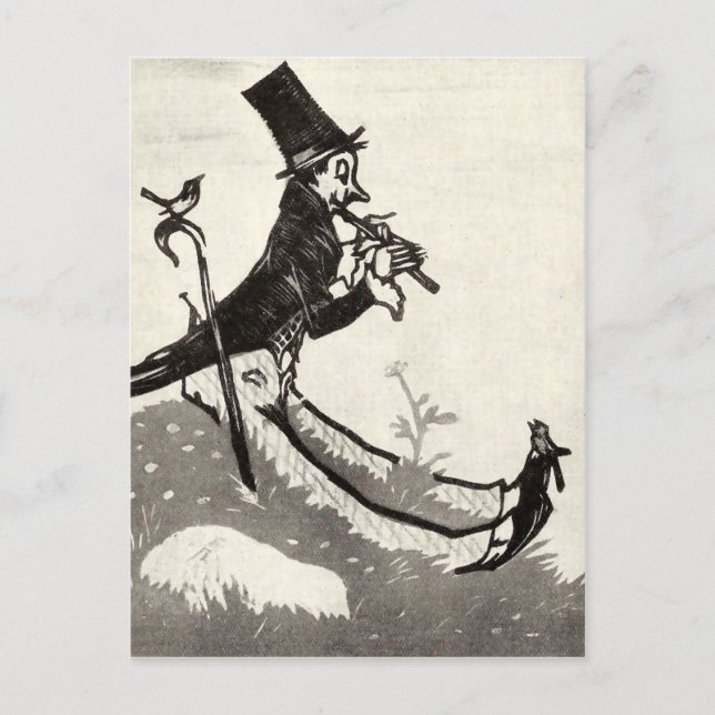 Vintage Illustration Postcard (Front)