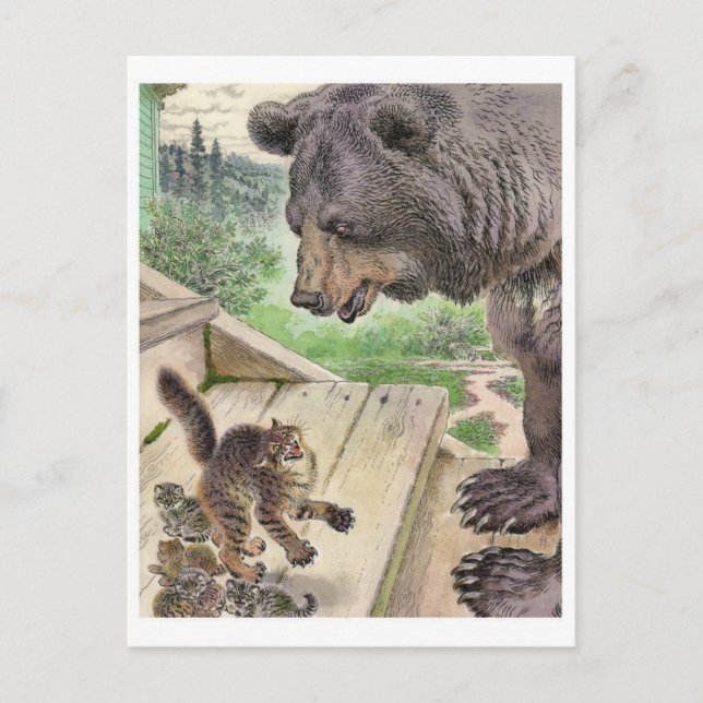 Vintage Illustration Postcard (Front)