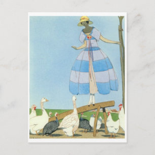 Vintage Illustration Postcard