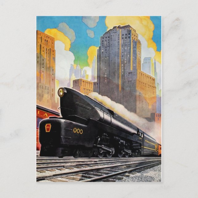 Vintage Illustration Postcard (Front)
