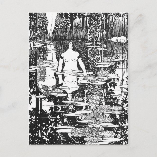 Vintage Illustration Postcard (Front)