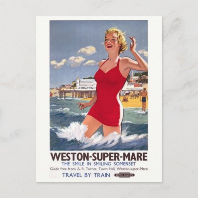 Vintage Illustration Postcard (Front)