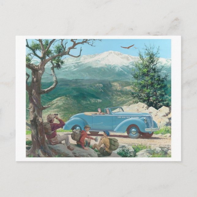 Vintage Illustration Postcard (Front)