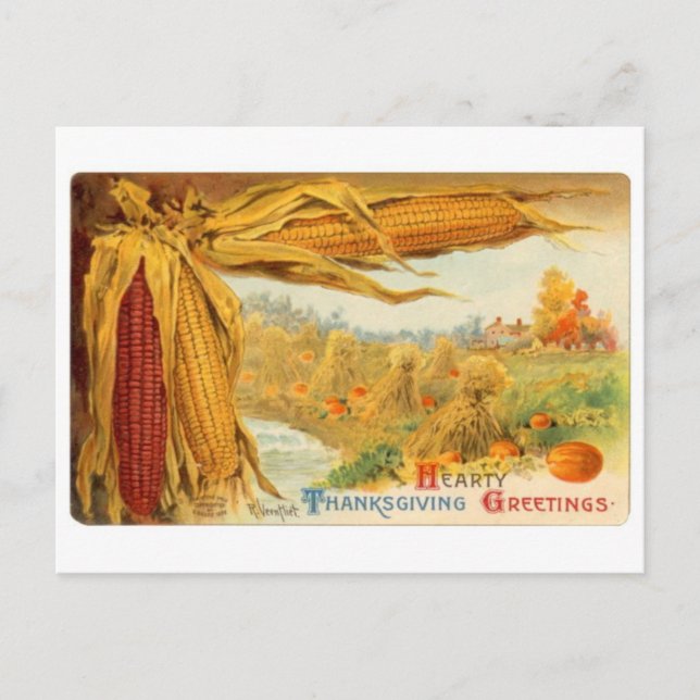 Vintage Illustration Postcard (Front)