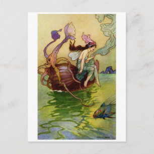 Vintage Illustration Postcard